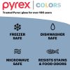 Pyrex Pyrex® Simply Store® Tinted 11-cup Rectangle Storage with Green Plastic Lid